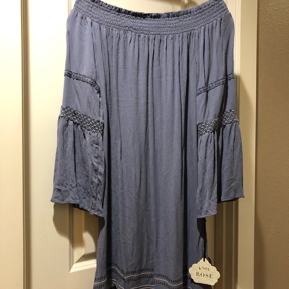 Boho Knox Rose Strapless Bohemian Summer Dress hip
